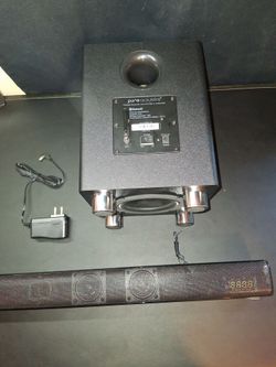 Pure Acoustics Bluetooth Soundbar and Subwoofer