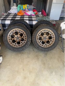 Fuel Charger Bronze wheels