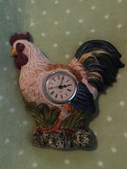 Rooster clock