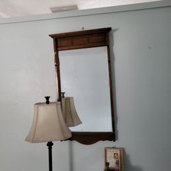 Wooden Frame Mirror