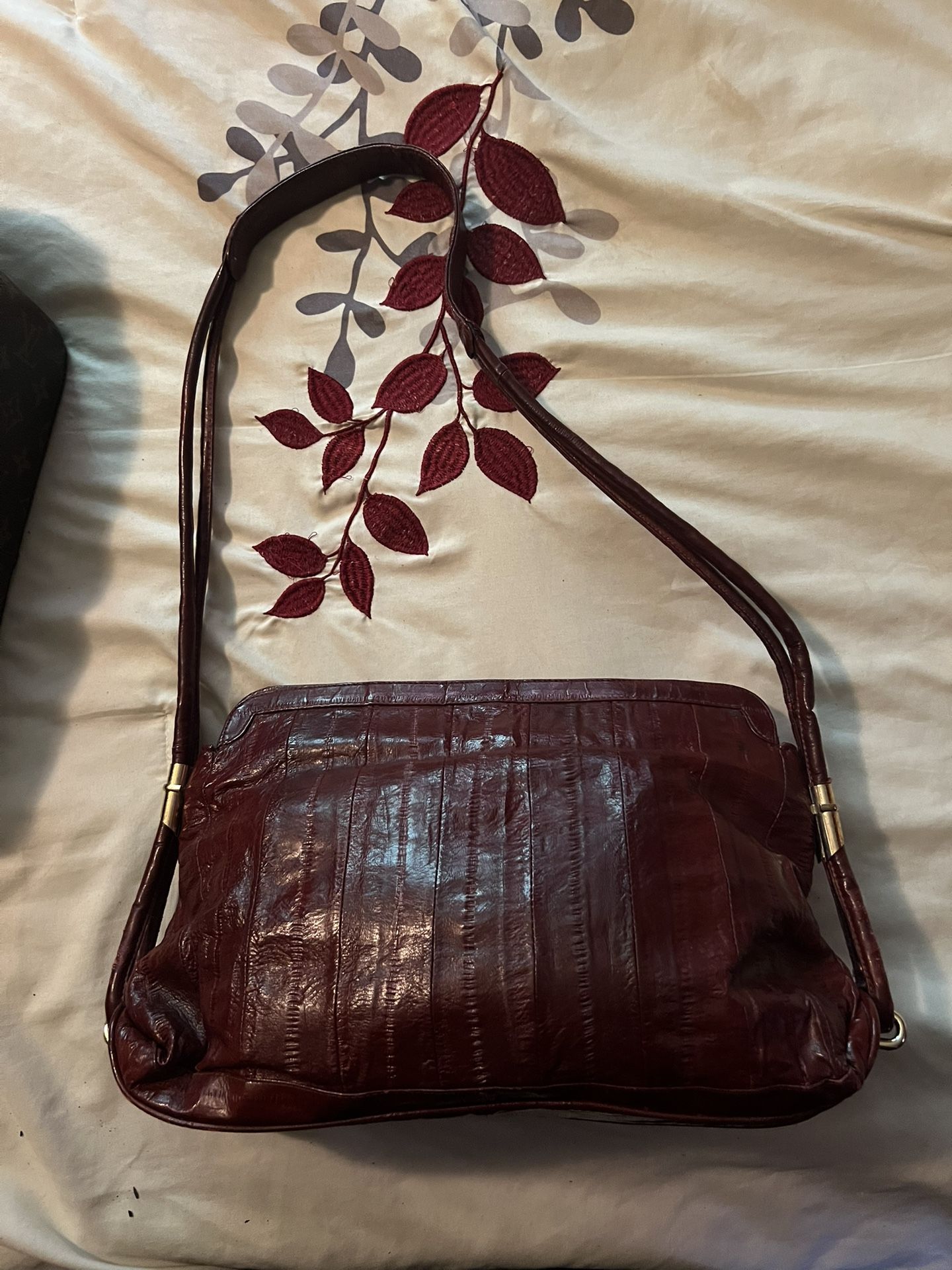 Vintage Eel Skin Handbag
