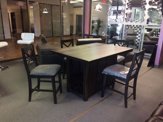 Counter height dining set