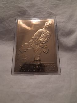 1996 Grover Alexander by CMG Woldwid, IN/MBI Card # 51 22 K Gold Sealed
