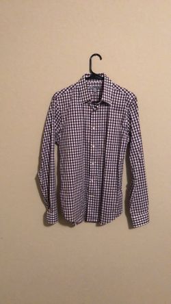 Men's Express Button Up Dress Shirt