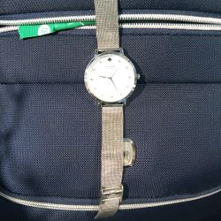 Kate Spade New York Solid Silver With Sm Dimonds (Authentic) 