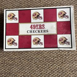 49ers Checkers Board Game