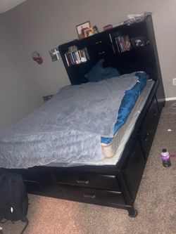 Bed and frame