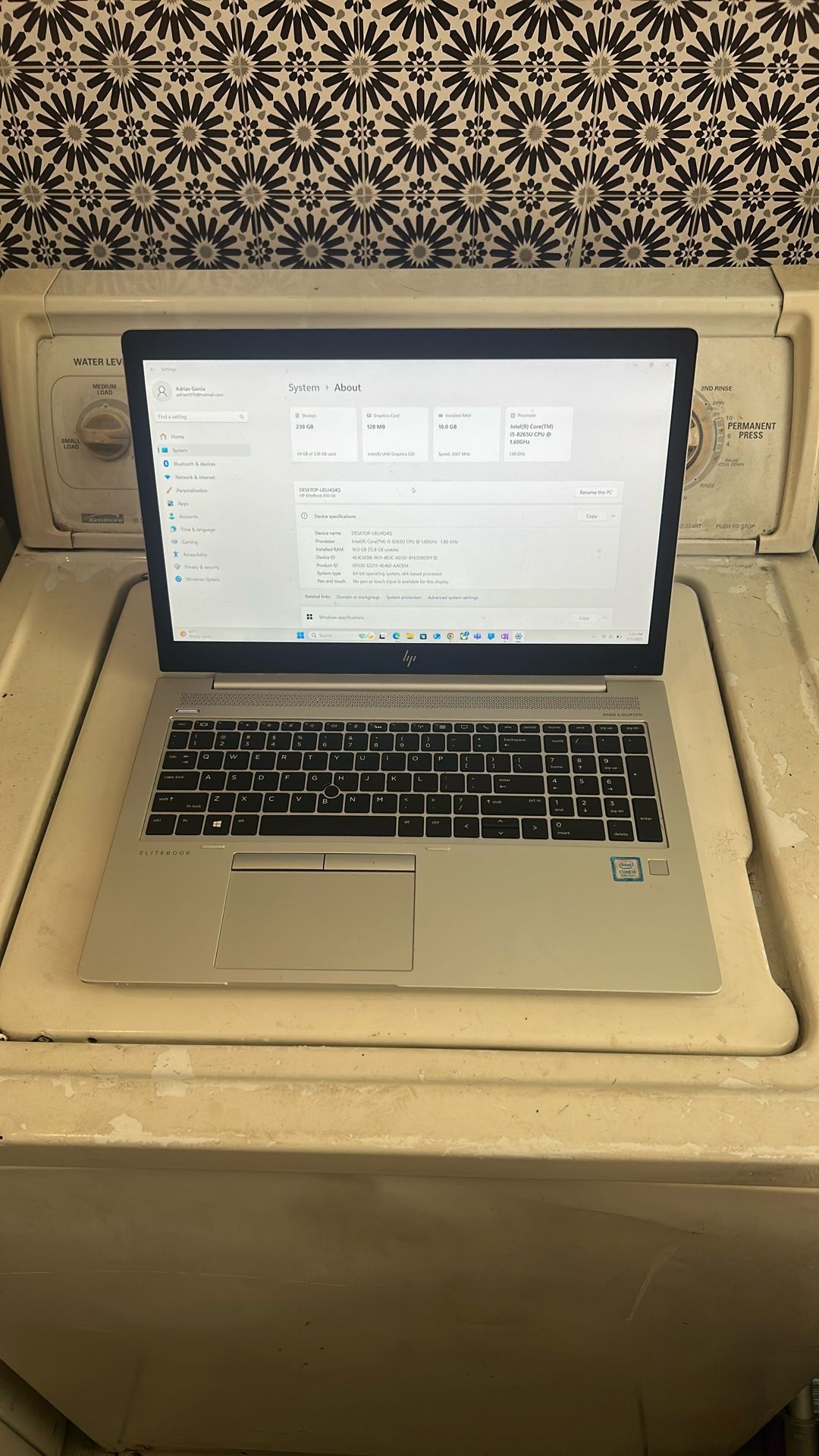 HP elitebook 850 g6