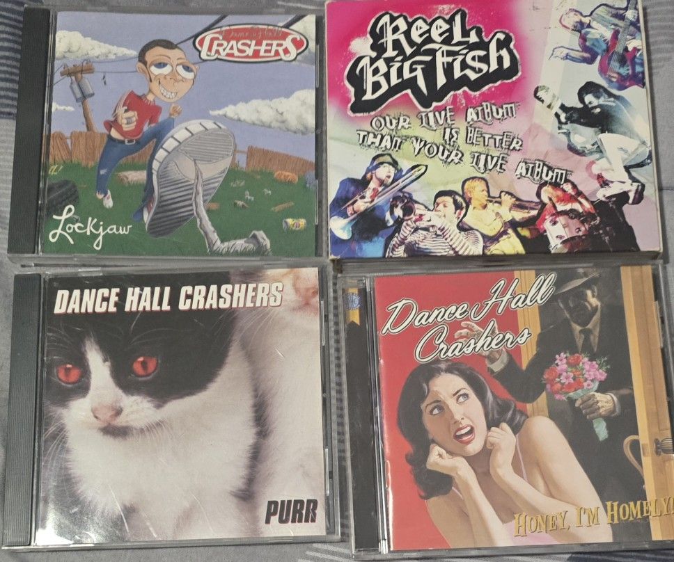 Ska Punk Cd's Dance Hall Crashers And Reel Big Fish Lot