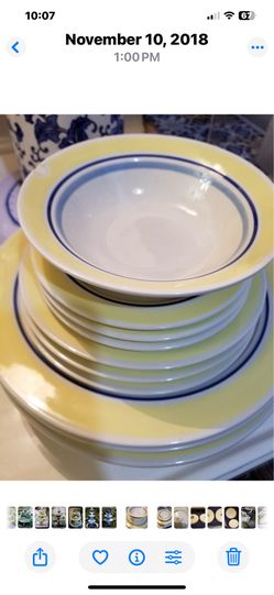 Dinnerware 4 each