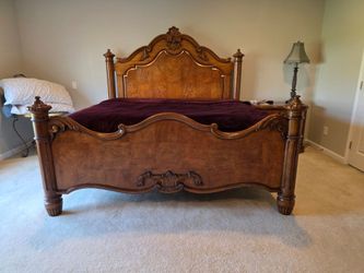 Century Furniture Solid Wood King Bed  & Frame - High End.