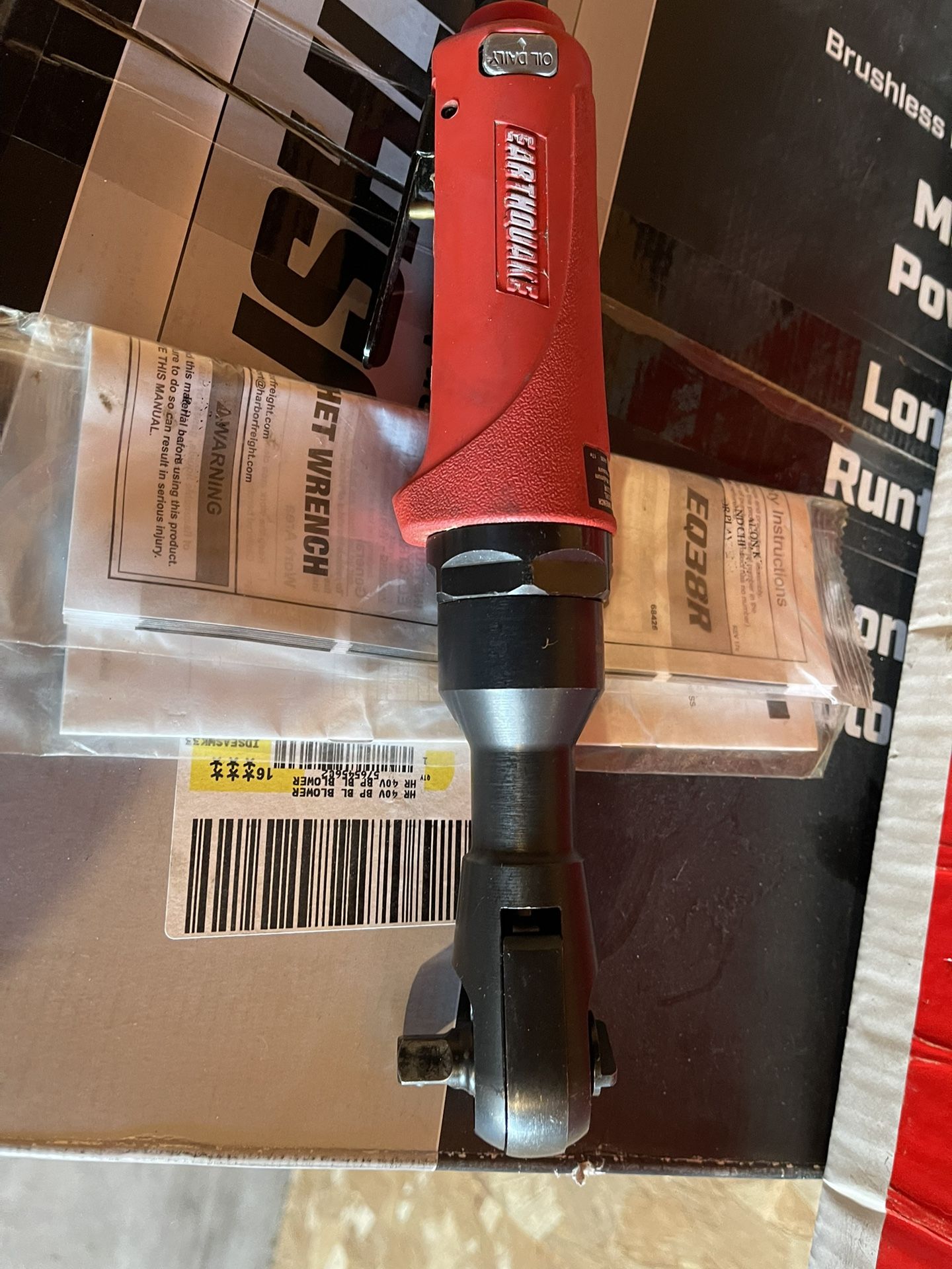 Earthquake Air Ratchet 3/8 Inch Drive