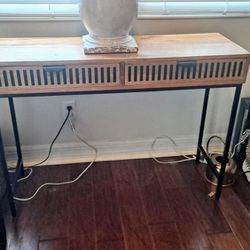 Mini Desk/console With 2 Drawers 