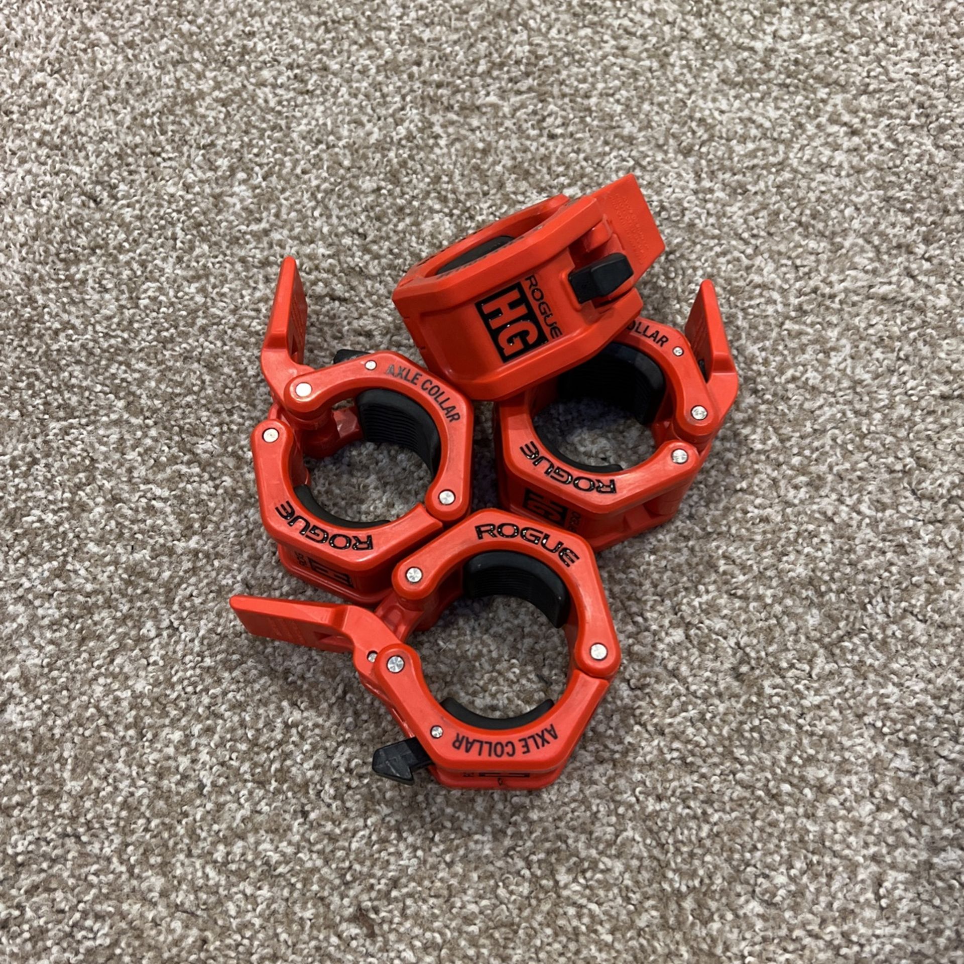 Rogue HG Axle Collars 2.0 - Red - Set of 4