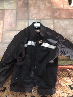 Weather protected motorcycle jacket