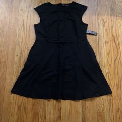 NY & Co. Women XLarge Black Dress Brand New 