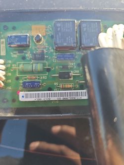 Onan generator board (contact info removed)