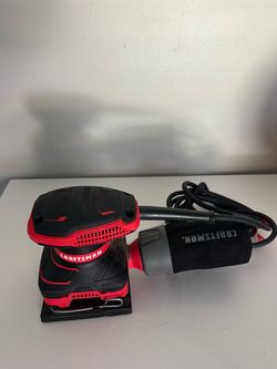 Craftsman 1/4 Sheet Corded Palm Sander with Dust Bag & Hose Adapter