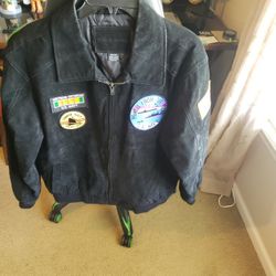 Navy Veteran Vietnam Leather Jacket 