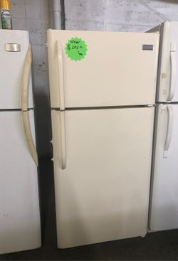 Beige refrigerator