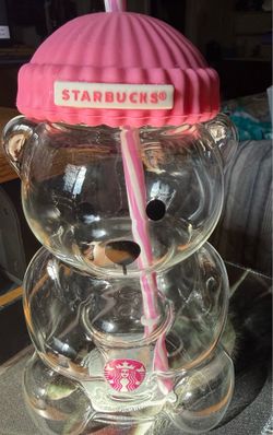 Pink Starbucks bear cup