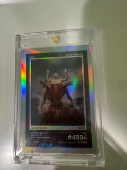 SIGNED Beeple Everydays PREALPHA/100 Hologram #4994 01.01.21 X NODE Trading Card