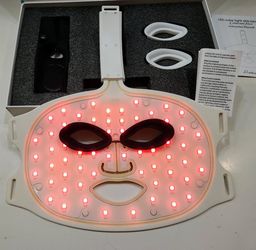 Silicone Led Facial Face Mask Neck Portable Skincare Spa (LuxRenew)
