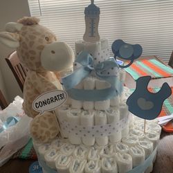 100% custom diaper cake