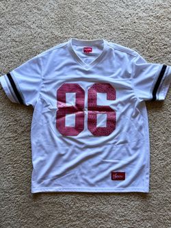 Supreme Faux Croc Football Jersey White Size XL