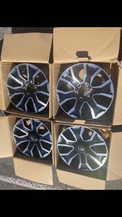 4 - 17x7.5 6x5.5 6x139.7 Stock TRD Tacoma Tundra 4Runner Yukon Tahoe Wheels Rims