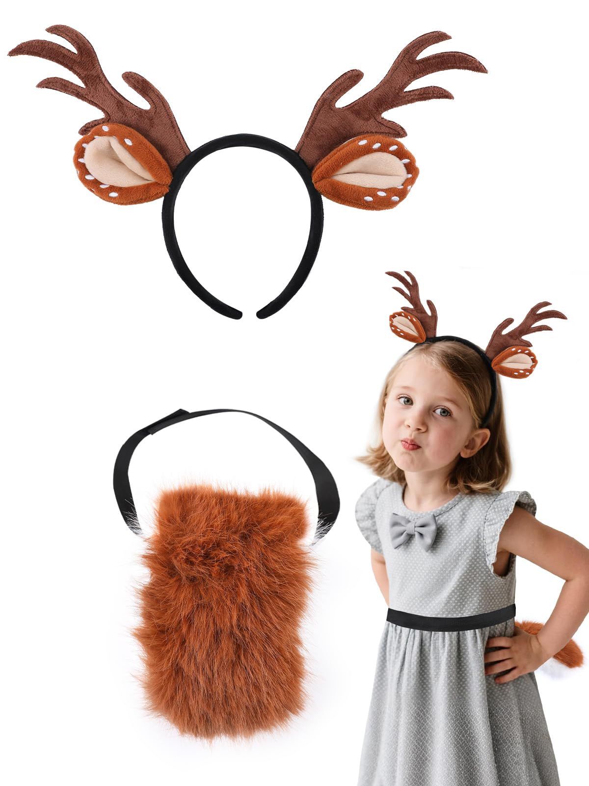 Reindeer Antlers And Tail - NEW $5