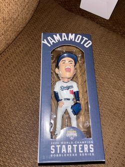 Yamamoto Dodgers 2025 World Champion Bobblehead