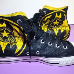Converse x DC Comics Chuck Taylor All Star Batman Sneakers Size 10 Mens