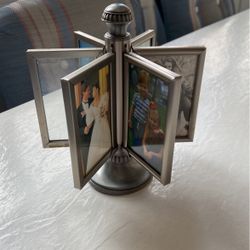 Vintage Pewter 3x5 Photo Holder