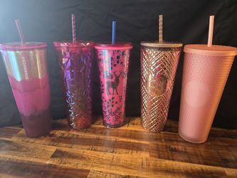 Starbucks Tumblers Pink Lot 
