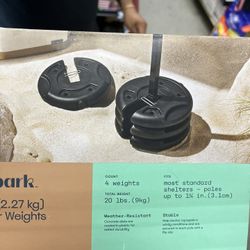 Embark. 5 lbs. (2.27 kg) Shelter Weights