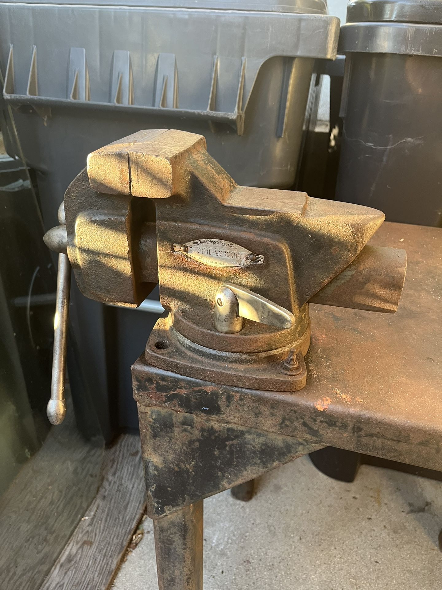 Vintage Craftsman Bench Vise