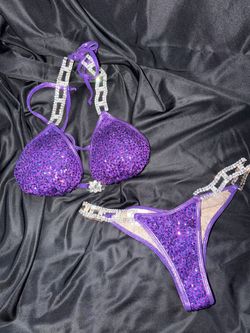 Purple Bikini/Wellness Competition Suit