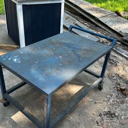 Rolling Table Cart