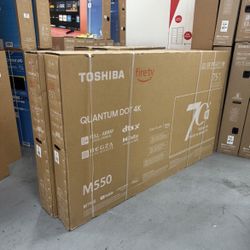 75” TOSHIBA QLED M550 4K SMART TV