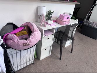 Desk and chair