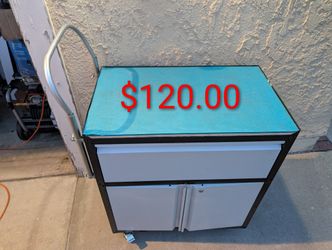 Rolling Cabinet Full Plumbing Supplies, See More Below