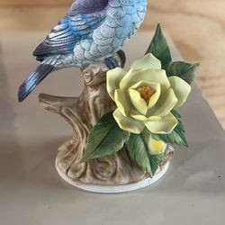 Vintage Mountain Blue Bird By Andrea #8627 Japan