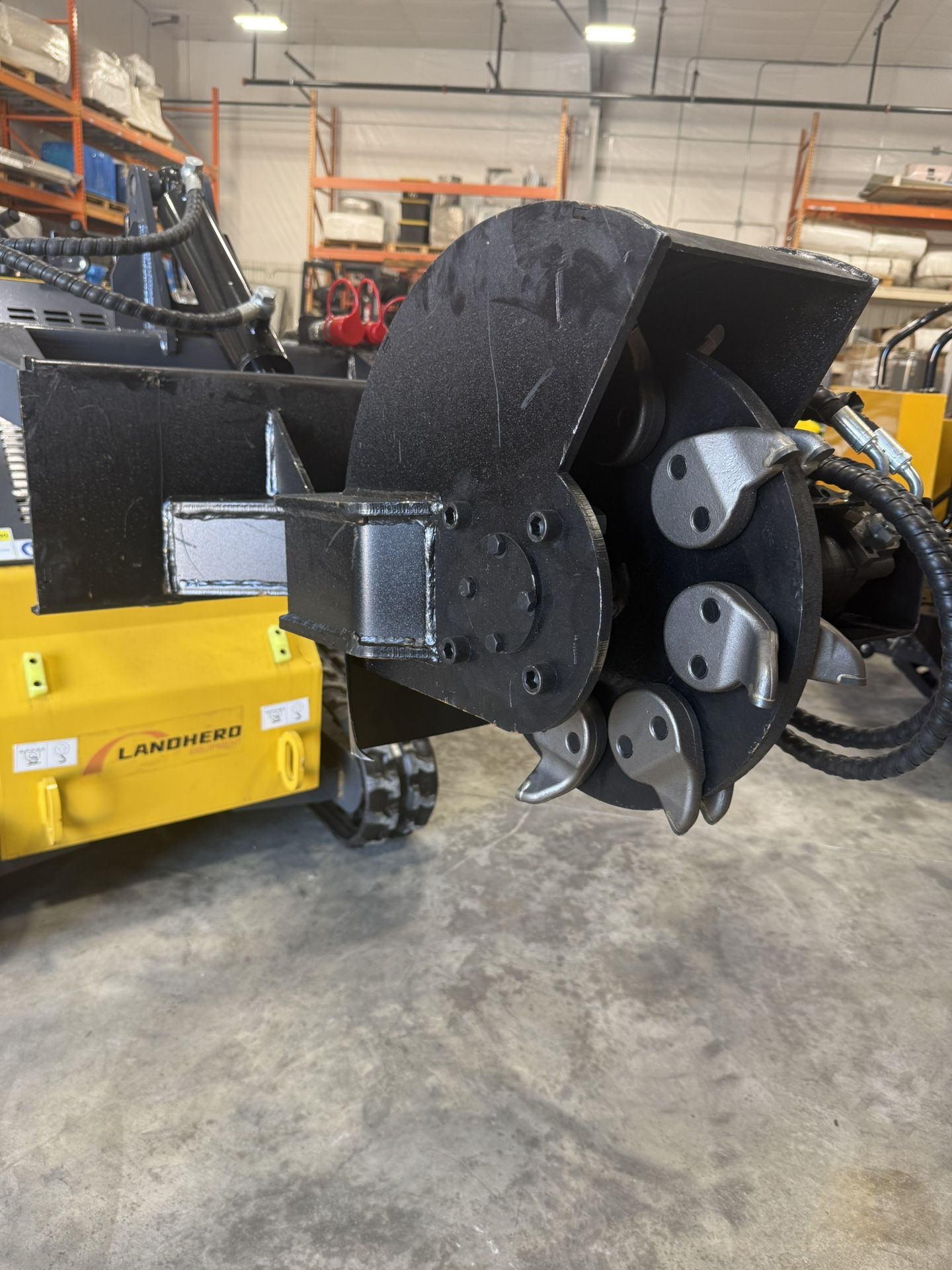 MINI SKID STEER STUMP GRINDER