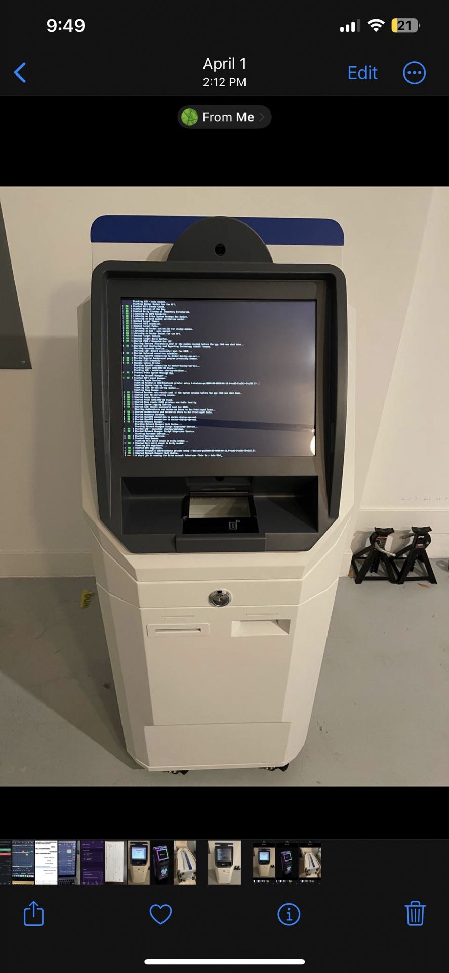 Bitcoin crypto ATM/BTM Machine 2 Available Locally