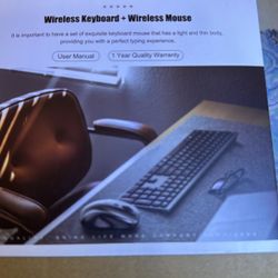Wireless Keyboard And Mouse 
