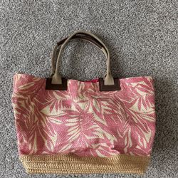 Sun ‘N’ Sand Pink Beach Bag
