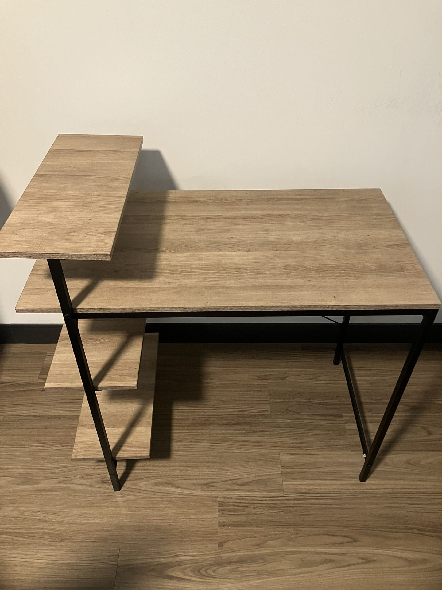 Desk With Shelves