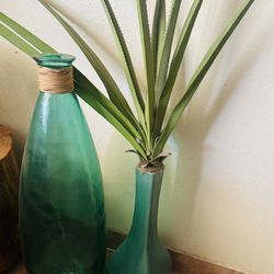 Base And Fake Plant $10 Each