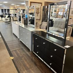 Dressers (3 Color Options White, Grey, Black)